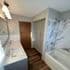 Bathroom renovation with modern finishes