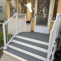 Entryway renovation with updated design