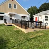 Accessibility ramp construction