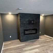 Fireplace surround remodel