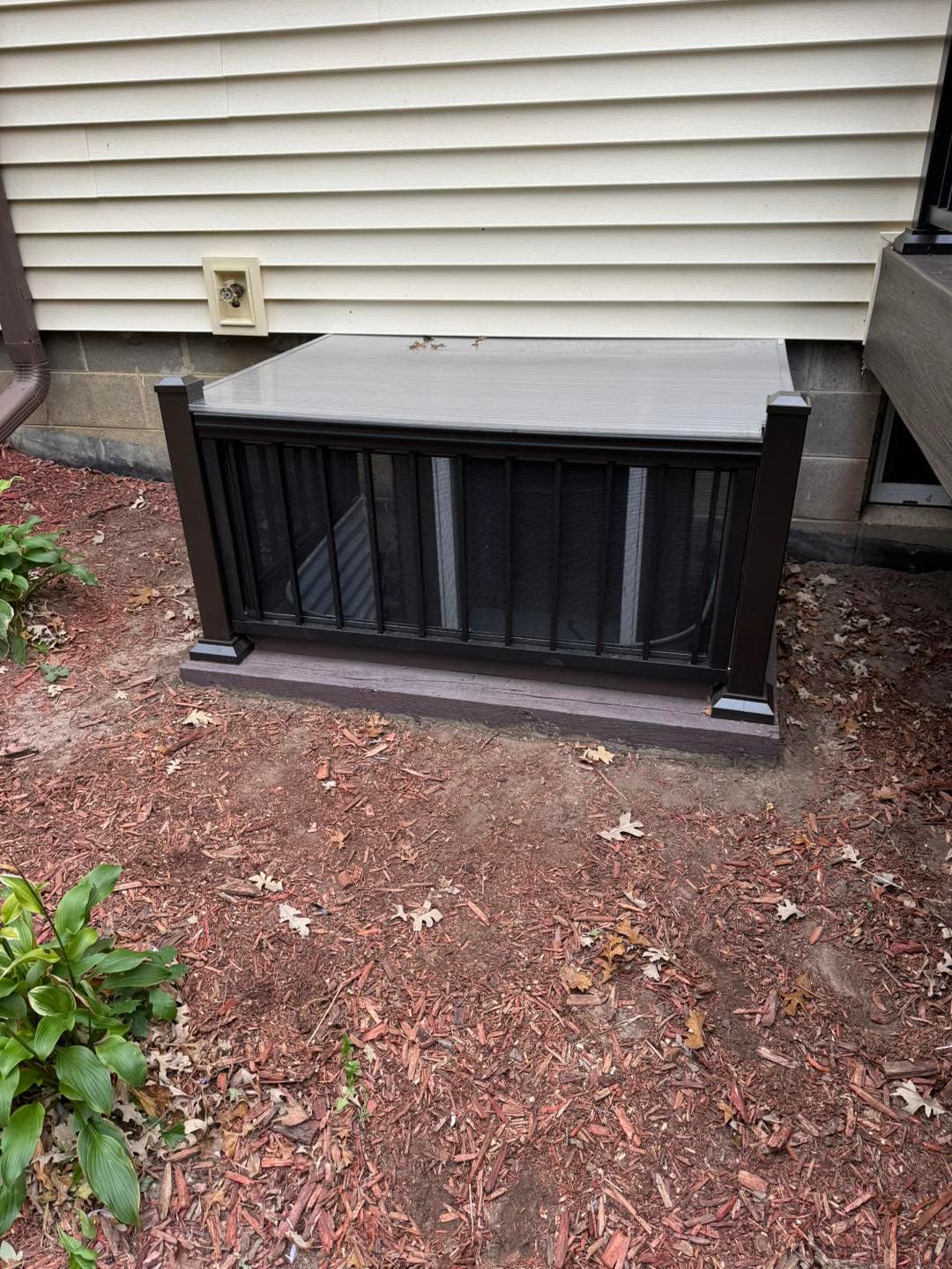 Accessibility railing and egress modification